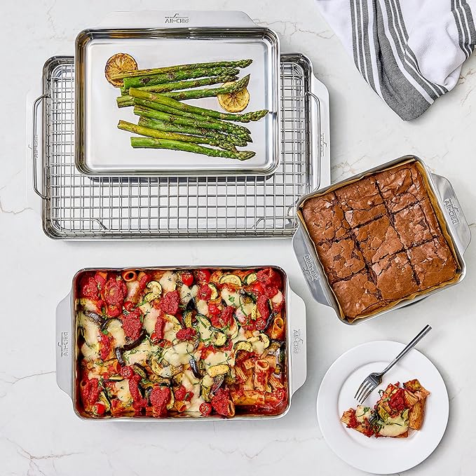 All-Clad Stainless Steel Bakeware, Half Sheet Pan, 11.5 x 17 inch