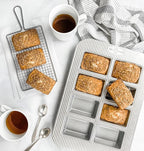 USA Pan Bakeware Nonstick Mini Loaf Pan, 8-Well