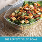 PLASTICPRO Disposable Oval Serving Bowls, Party Snack or Salad Bowl, 72-Ounce, Plastic (4, Clear)