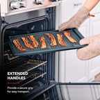 KitchenAid Nonstick Swiss Engineered Aluminized Steel Baking Sheet, Dishwasher Safe, Agave, 13x18 Inch