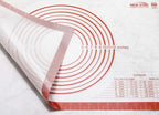 New Star 1029017 Non-Slip Silicone Pastry Mat, Extra Large with Measurements, 16x26'', NSF Certified