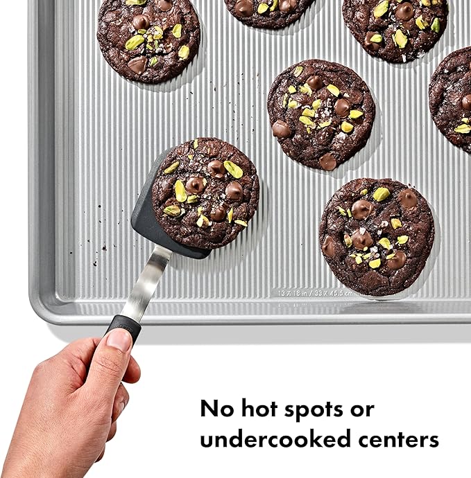 OXO Good Grips Non-Stick Pro Clear Coated Metal Bakeware Half Sheet Pan, Baking Sheet