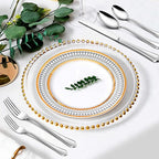Herogo 10-Piece Silverware Set with Scalloped Edge, Stainless Steel Flatware Cutlery Set for 2, Modern Tableware Eating Utensils Set, Dishwasher Safe, Mirror Polished