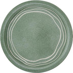 Pfaltzgraff Nature's Pallet 12 Piece Stoneware Dinnerware Set, Service for 4, Modern Style, High Rims for Everyday use, Green