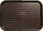 Carlisle FoodService Products CT121669 Café Standard Cafeteria / Fast Food Tray, 12" x 16", Chocolate